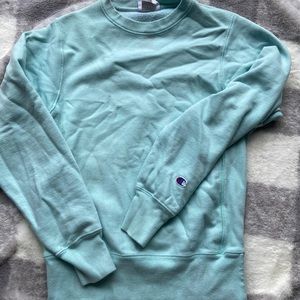 Teal champion pull over